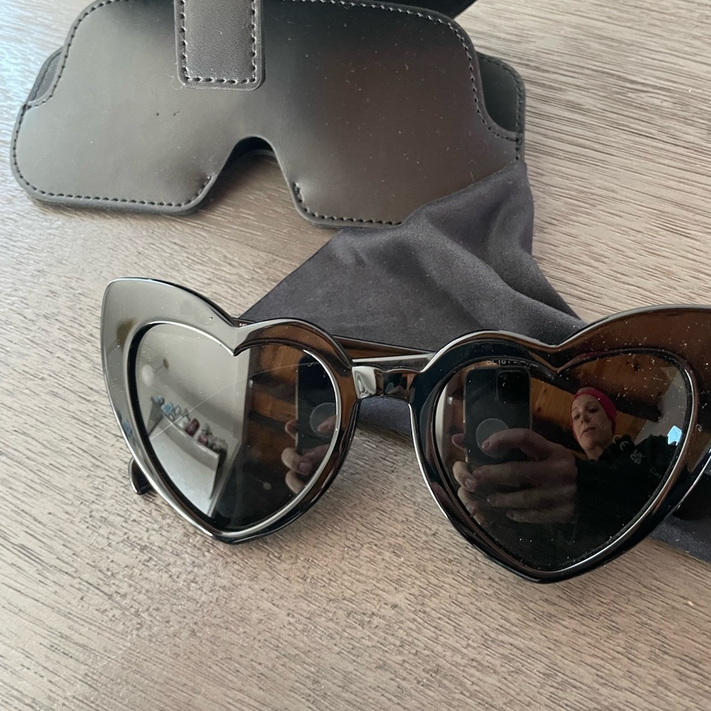 YSL Lou Lou Sunglasses - heart